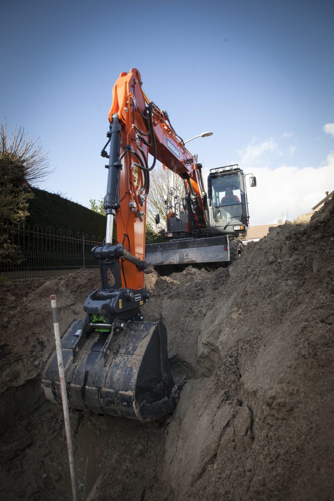 Doosan DX165W5 Wheeled Excavators Gordons Construction