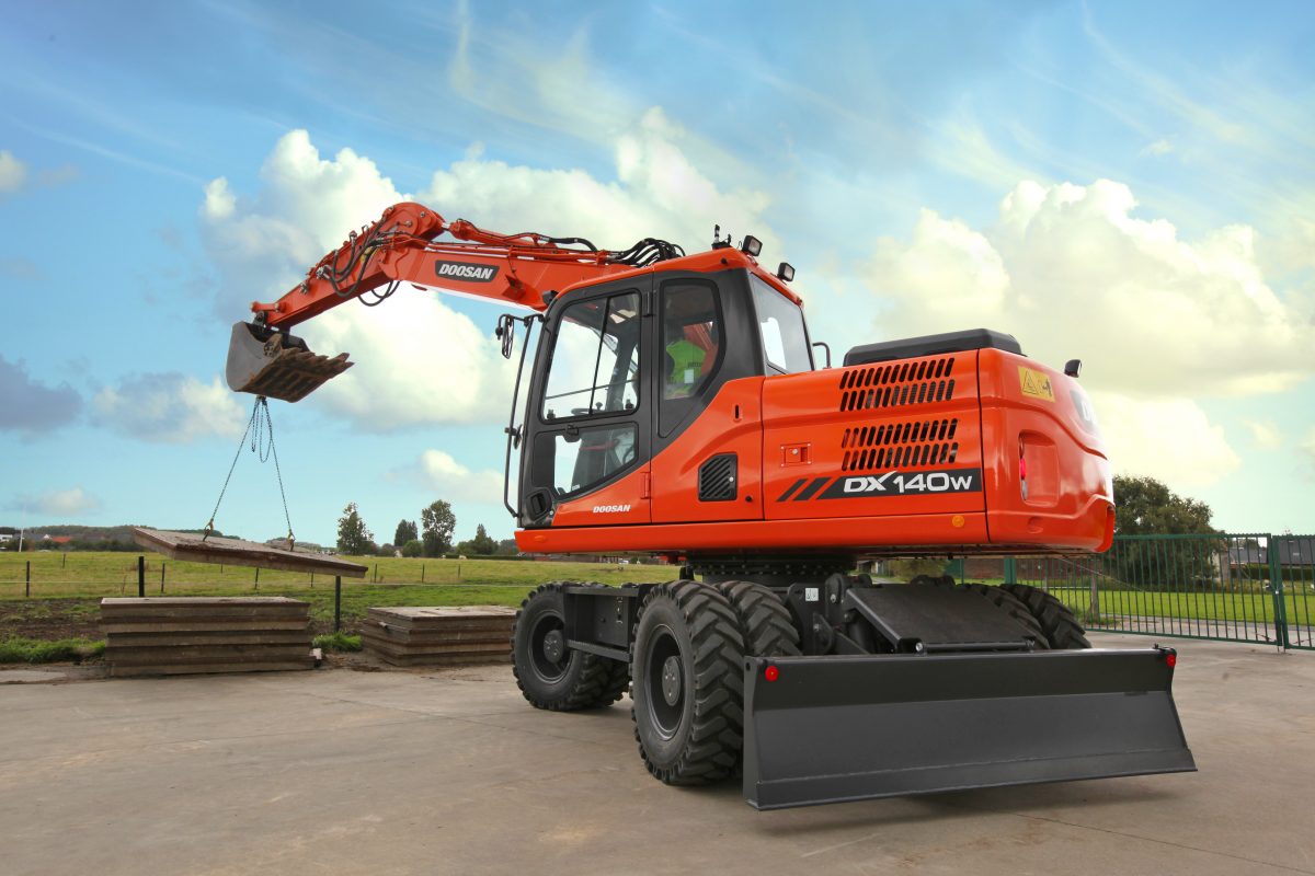 Doosan DX140W3 Wheeled Excavator