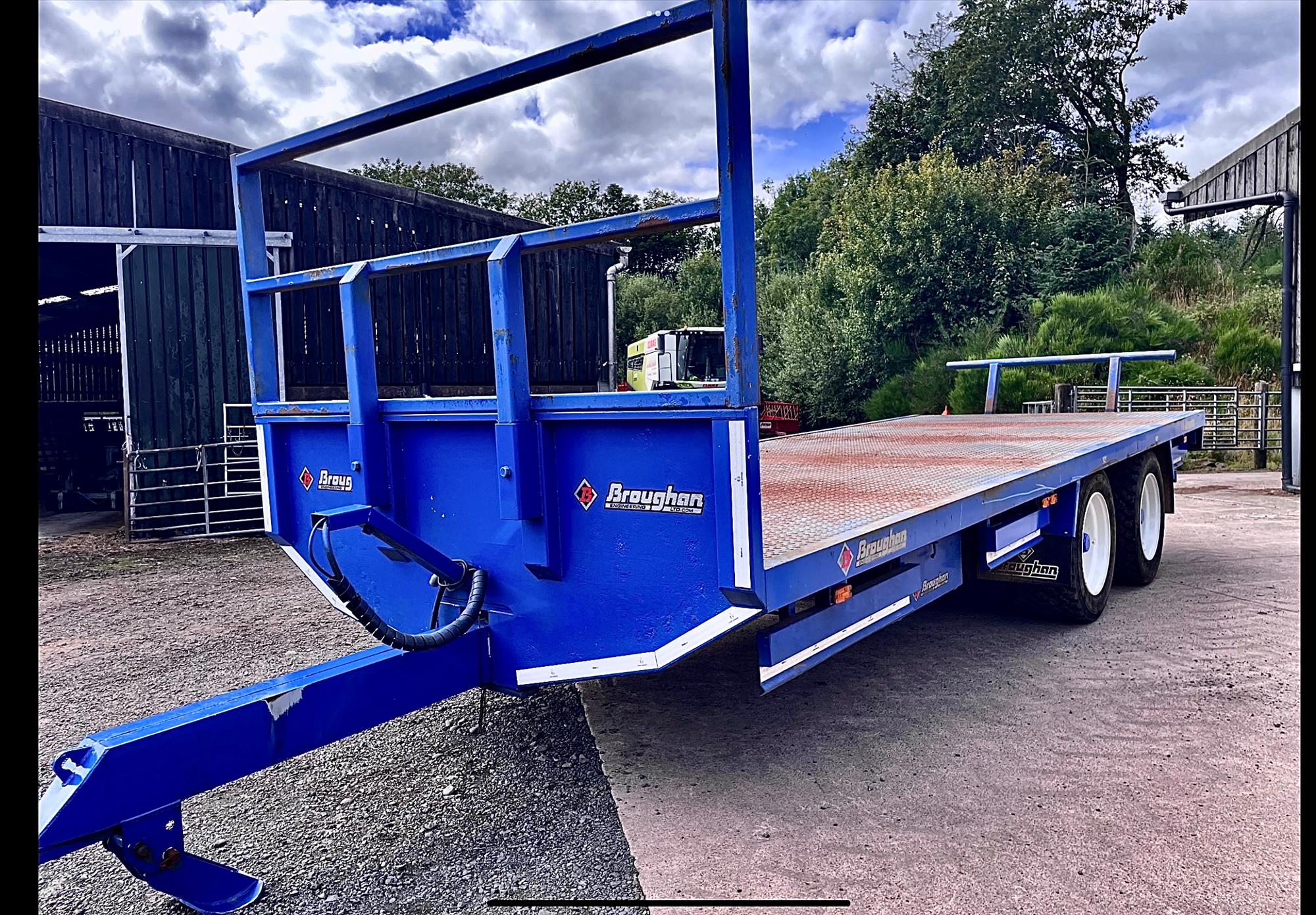 Misc. Broughan 22ft Bale Trailer